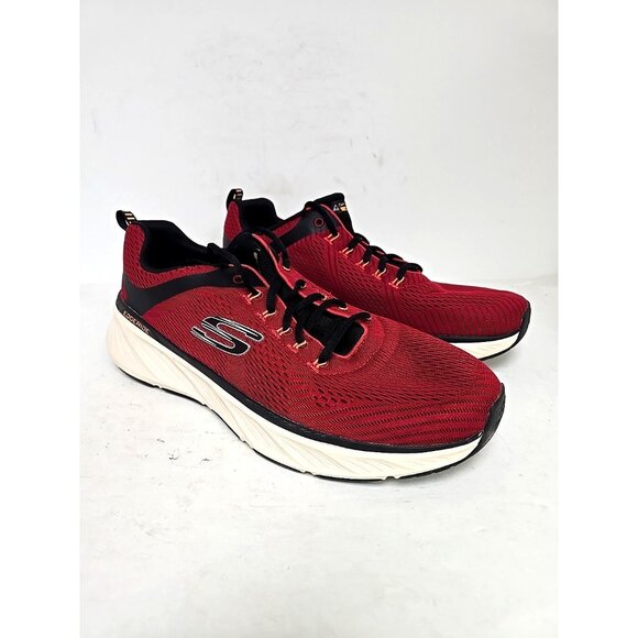 Skechers Men's Relaxed Fit 232843 Edgeride Contention Walking Shoe Red Size 13M - Picture 1 of 8
